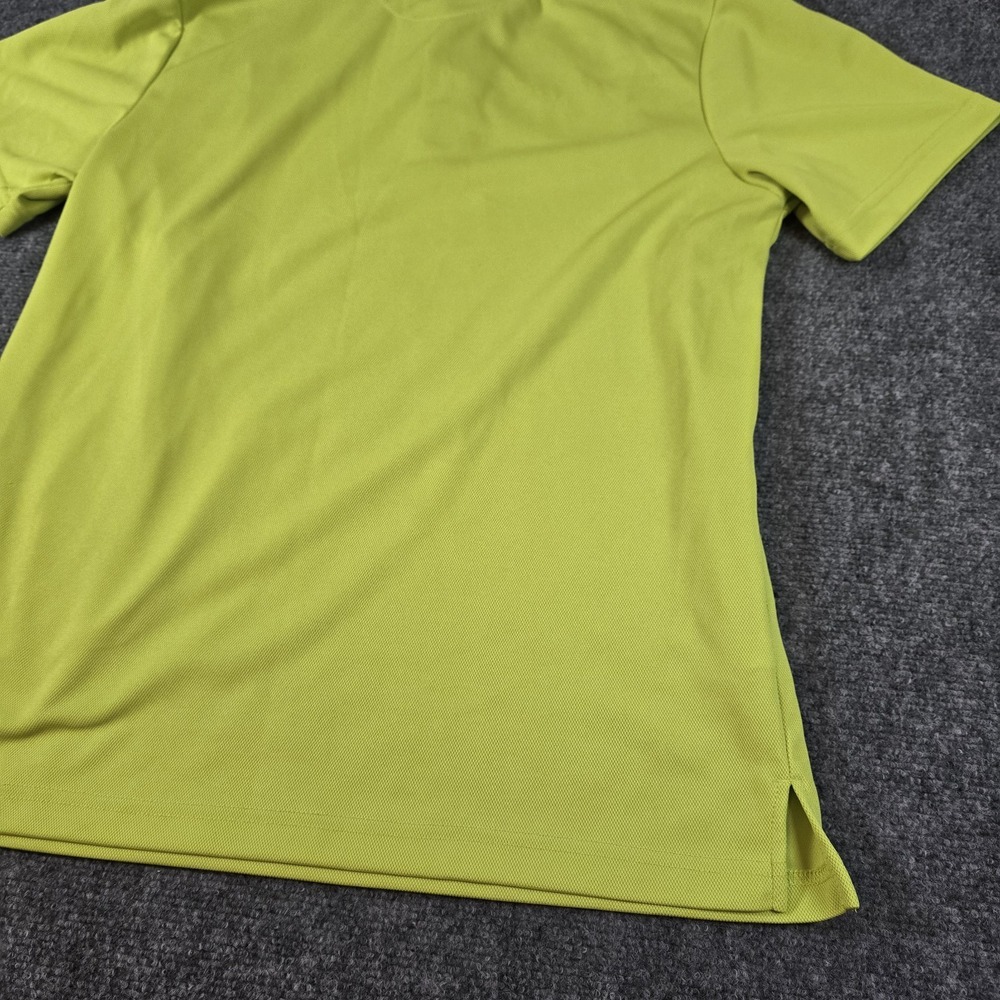 Grand Slam Golf Polo Slim Fit Large L Polo Short Sleeve Shirt Green/Yellow Neon‎ - Picture 11 of 12